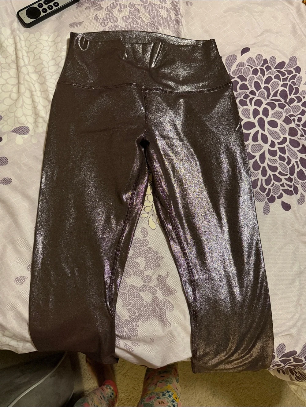 lululemon athletica Shimmery Chocolate Brown Leggings